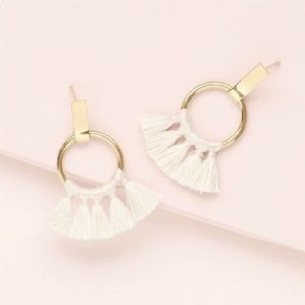 NWT Matr Boomie Fringe Earrings, Brand New!